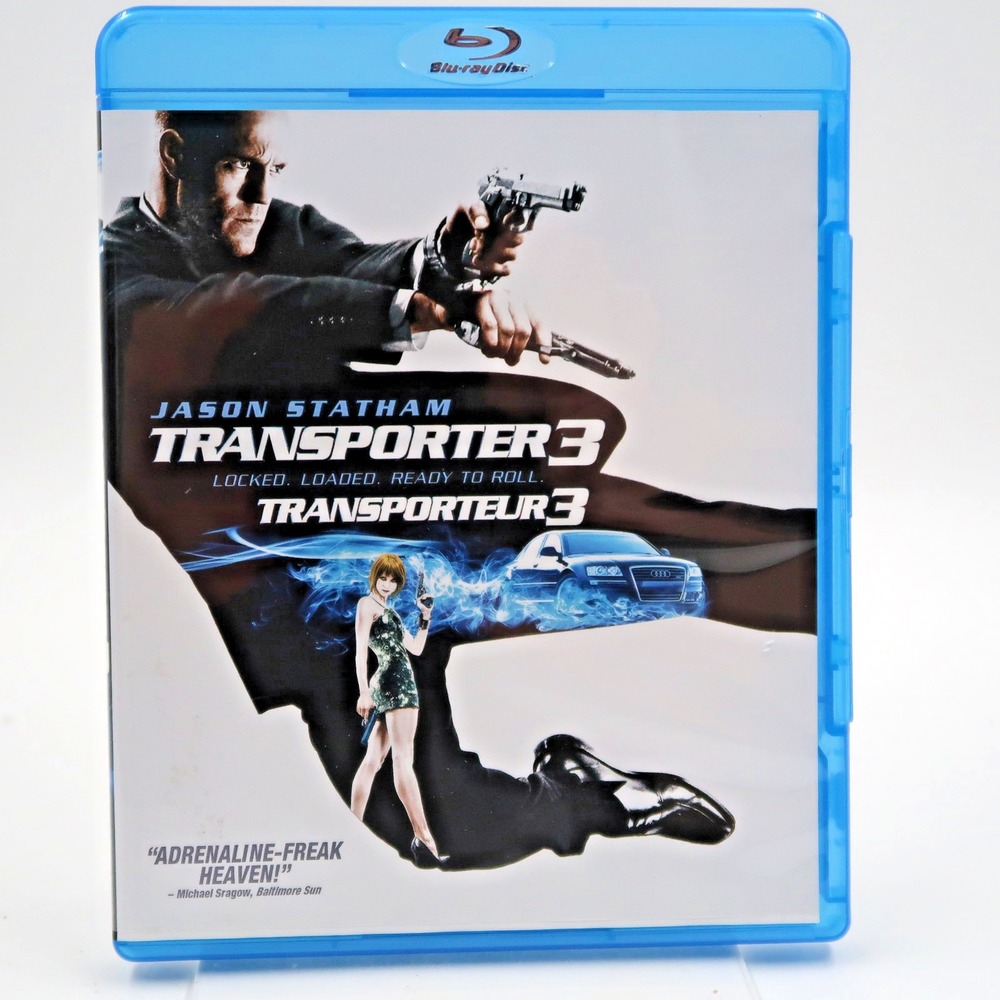 Transporter 3 Blu-ray 2008 Jason Statham Action Movie E-ONE Release